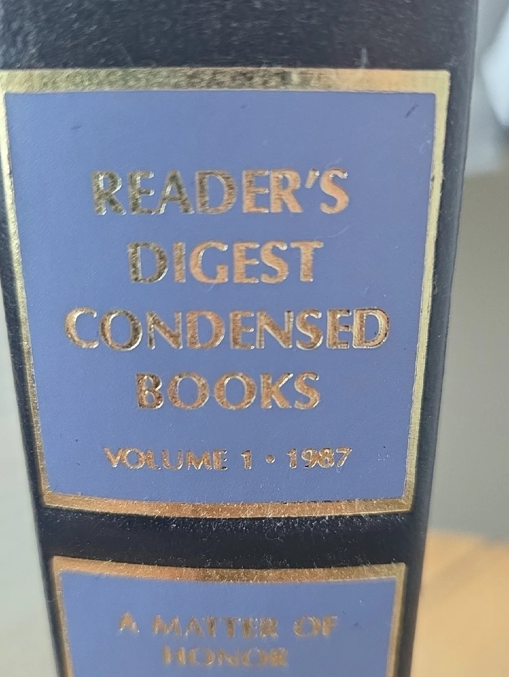 Reader's Digest Condensed Books Volume 1 1987 - Gray Cover